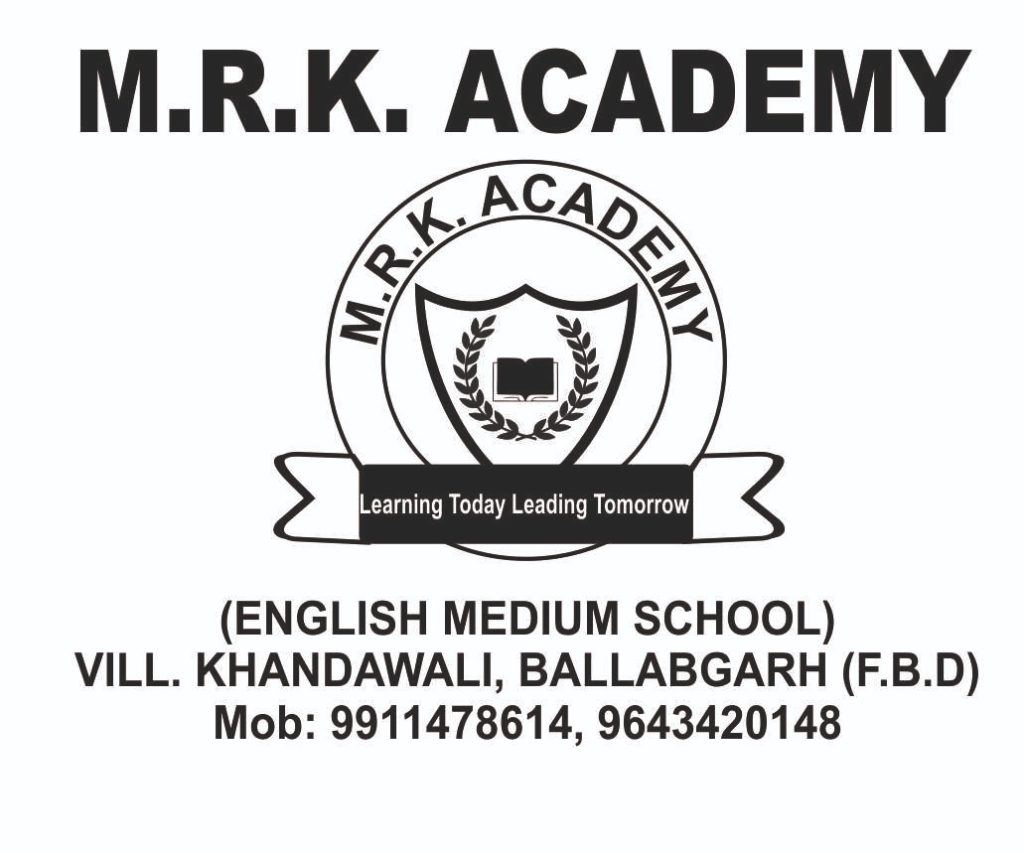 M.R.K. ACADEMY SAMPLE NOTE BOOK
